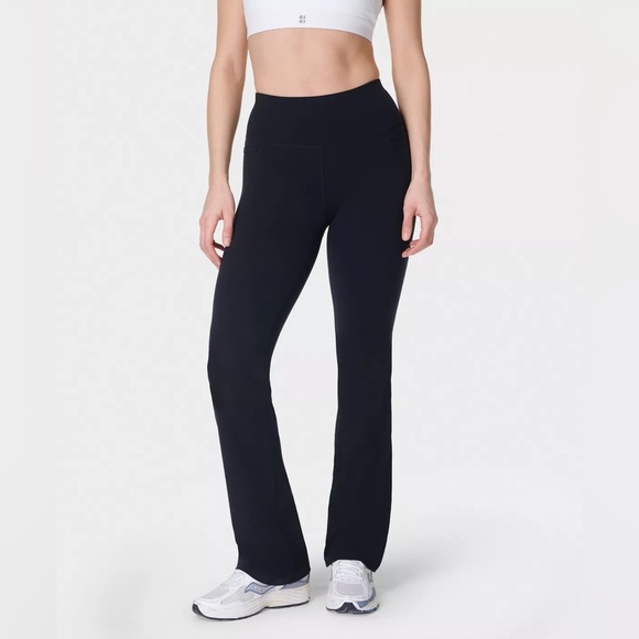 Sweaty Betty Black Flared Leggings - Picture 2 of 14